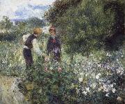 Pierre-Auguste Renoir Conversation with the Gardener oil on canvas